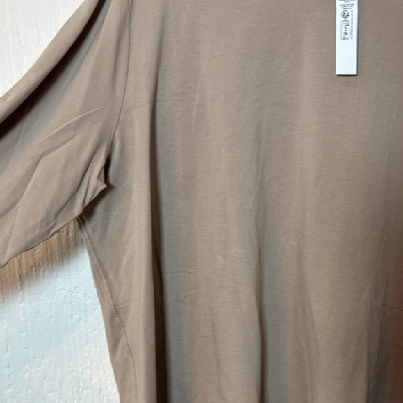 NWT Lululemon Athletica Long Sleeve Tee - Taupe Women Size 16 - Picture 5 of 7